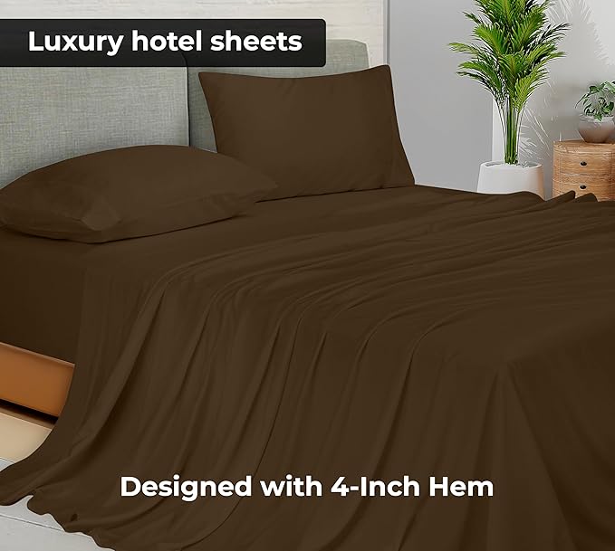Microfiber Flat Sheet - Full - 2 Pack