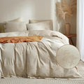 Linen Duvet Cover Set - Queen - 3 Piece