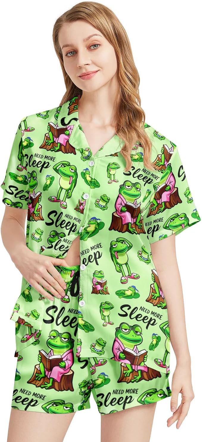 Women's Pajama Set - Short Sleeve - 2 Piece