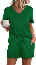 Women's Pajama Set - Short Sleeve - 2 Piece