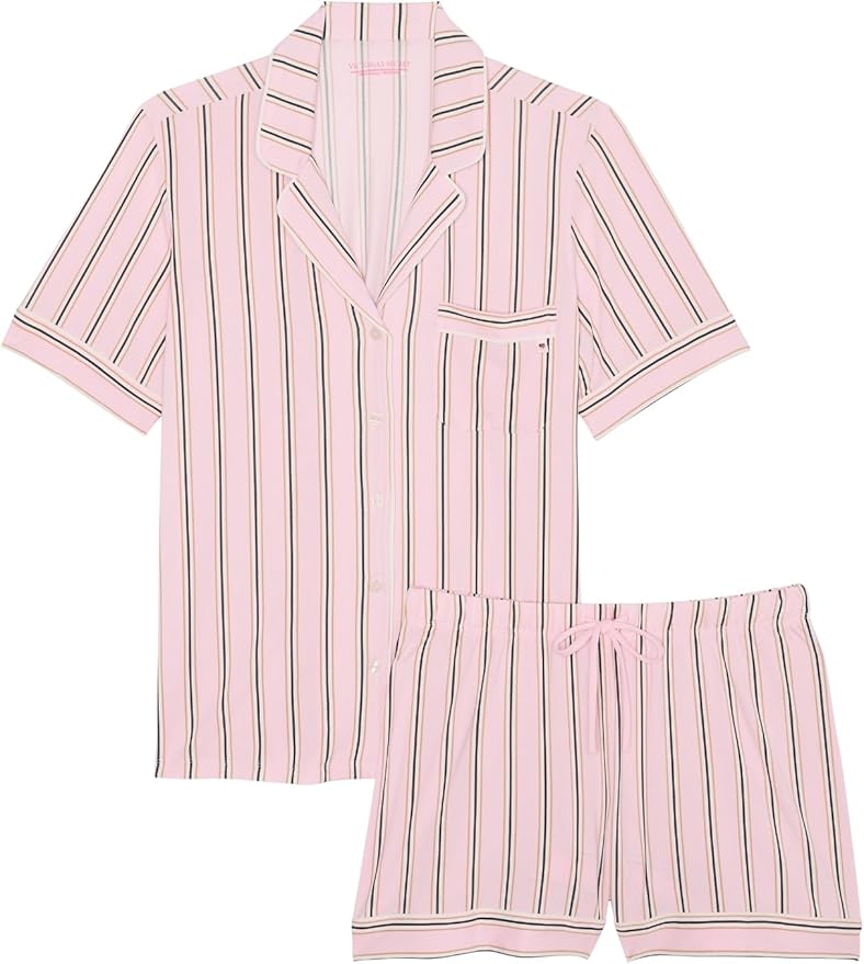 Women's Shorts Pajama Set - Short Sleeve - 2 Piece