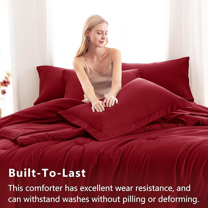 Down Alternative Comforter Set - Queen - 7 Piece
