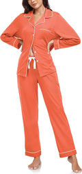 Women's 100% Cotton Pajama Set - Long Sleeve - 2 Piece