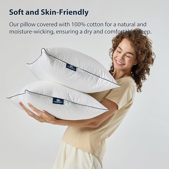 100% Cotton Bed Pillow - Queen