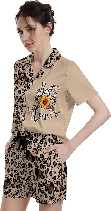 Women's Pajama Set - Short Sleeve - 2 Piece