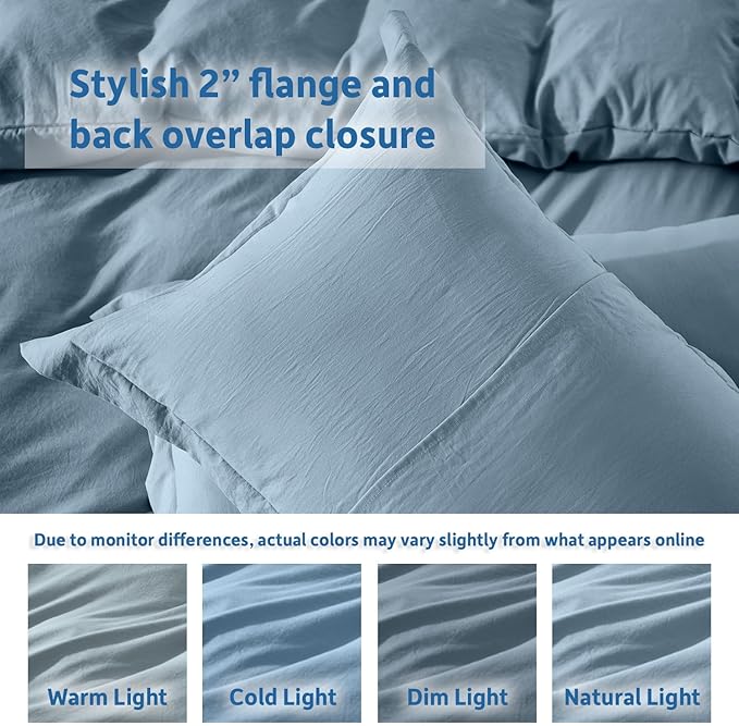 Duvet Cover Set - Full - 80 x 90 in - 3 Piece
