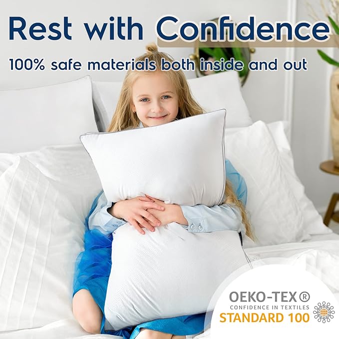 Down Alternative Cooling Bed Pillow - King - 2 Piece