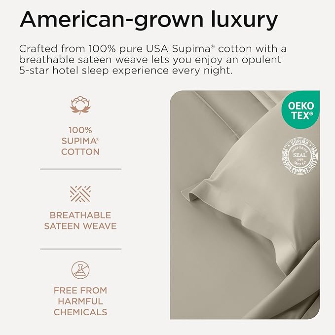 Cooling Bed Sheet Set - Twin XL - 3 Piece
