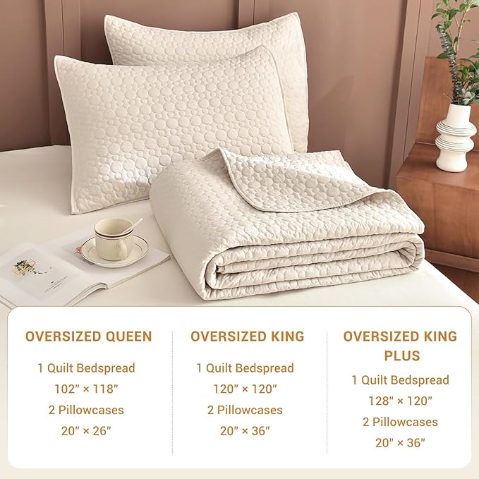 100% Cotton Bedding Set - Queen - 3 Piece