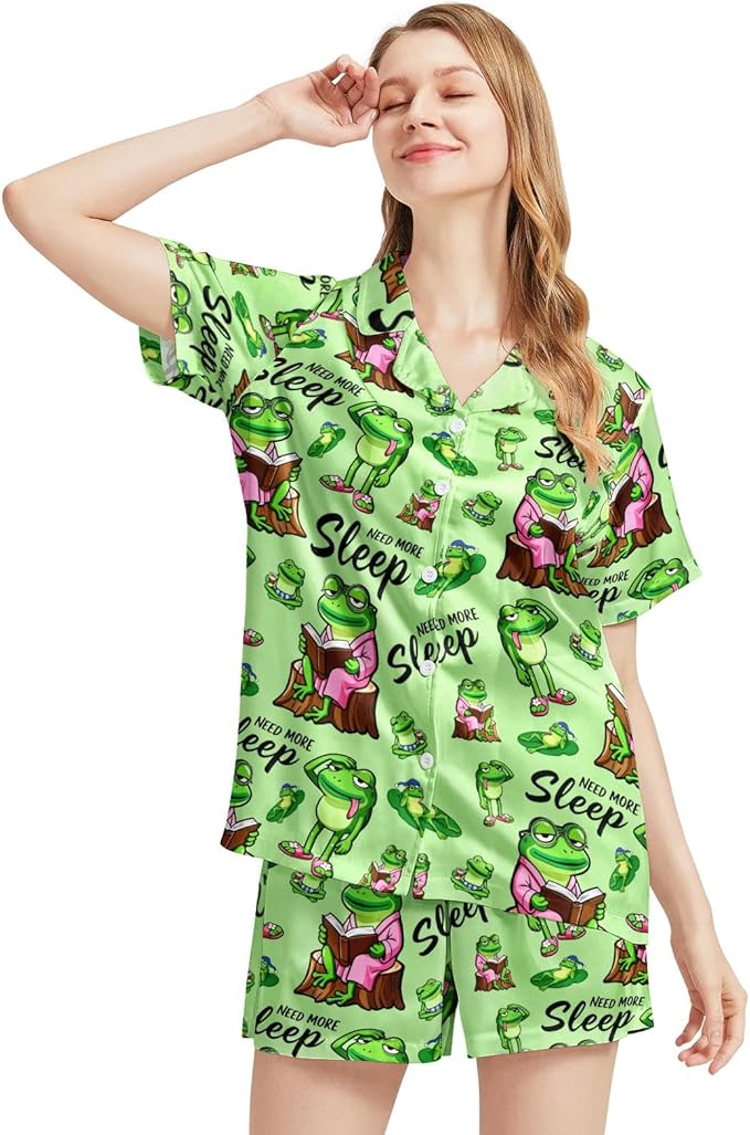 Women's Pajama Set - Short Sleeve - 2 Piece