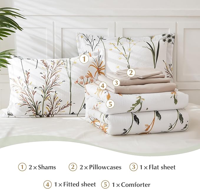Comforter Set - Queen - 7 Piece
