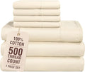 100% Cotton Bed Sheet Set - Split King - 7 Piece