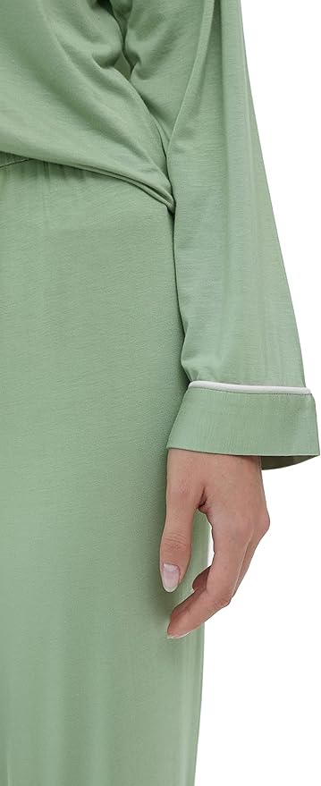 Women's Bamboo Cooling Pajama Set - Long Sleeve