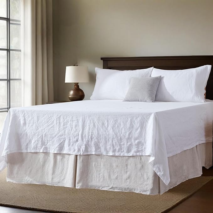 Linen Bed Skirt - Queen