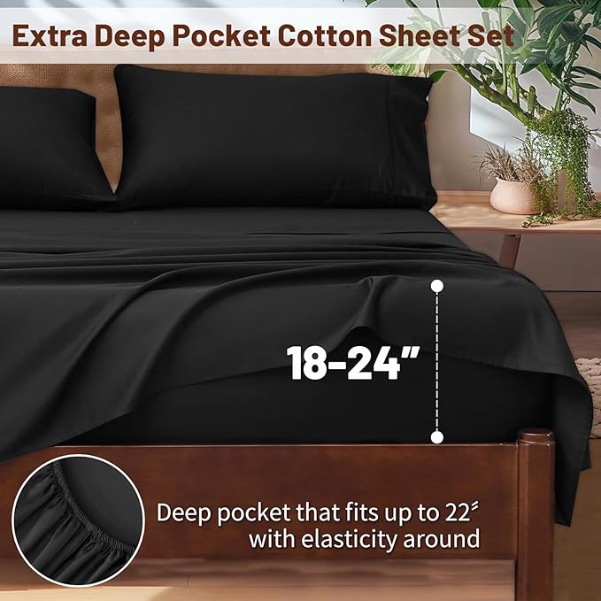 Bed Sheet Set - Queen - 4 Piece