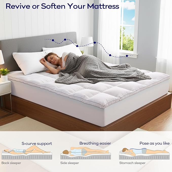 Memory Foam Cooling Mattress Topper - Twin XL