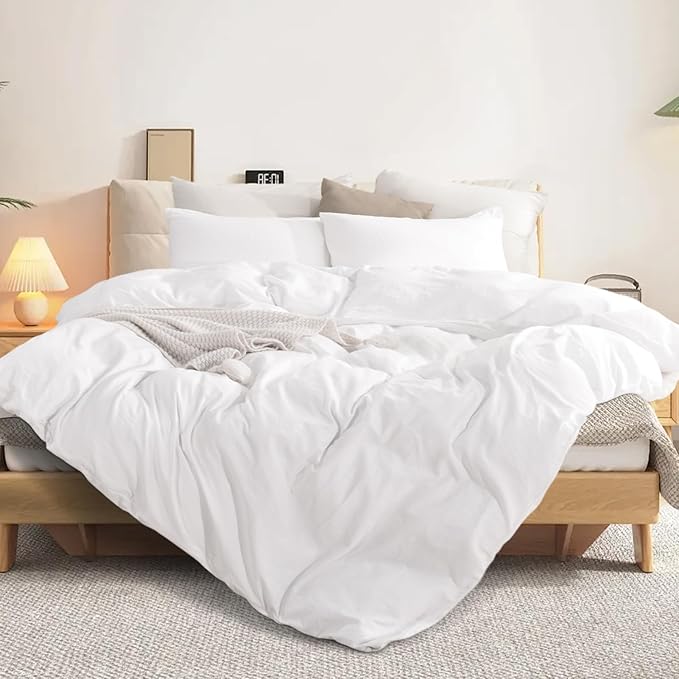 Linen Duvet Cover Set - King - 3 Piece