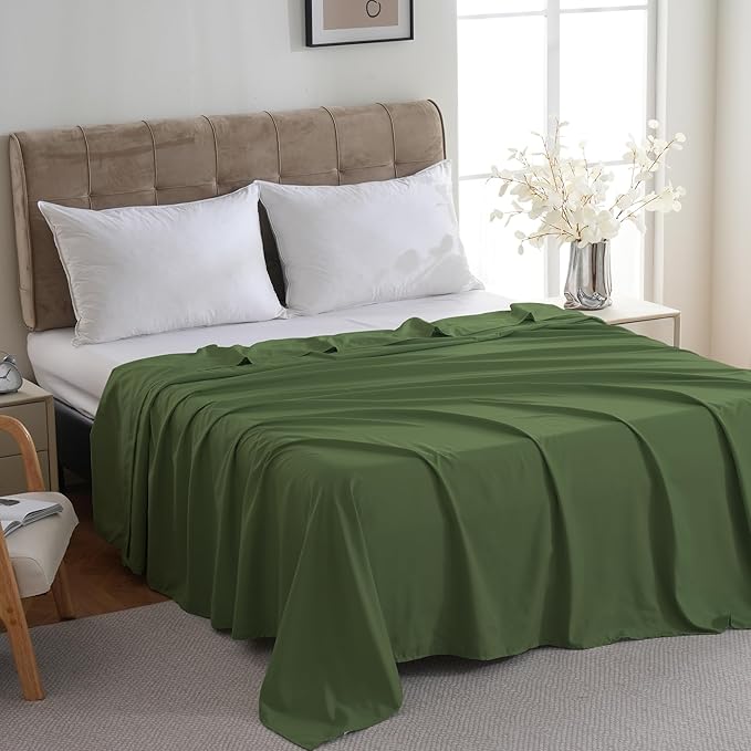 Microfiber Hypoallergenic Flat Sheet - Queen
