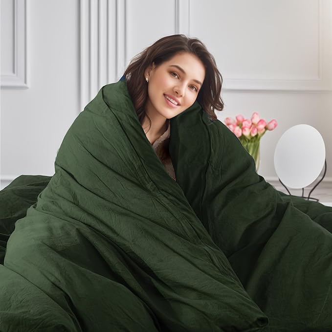 Linen Duvet Cover Set - Twin - 2 Piece