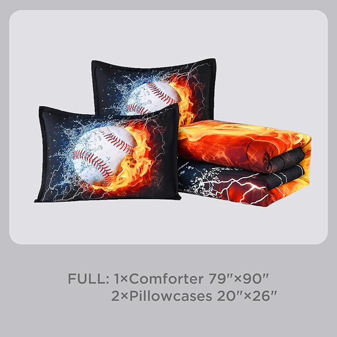Microfiber Comforter Set - Full - 79 x 90 in - 3 Piece