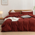 Linen Duvet Cover Set - Full - 3 Piece