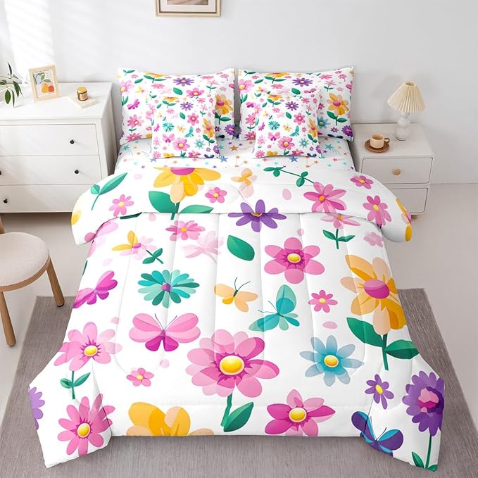 Microfiber Comforter Set - Queen - 7 Piece