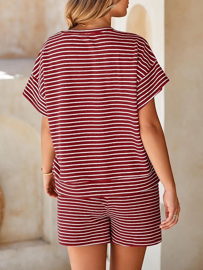 Shorts Pajama Set - Short Sleeve - 2 Piece