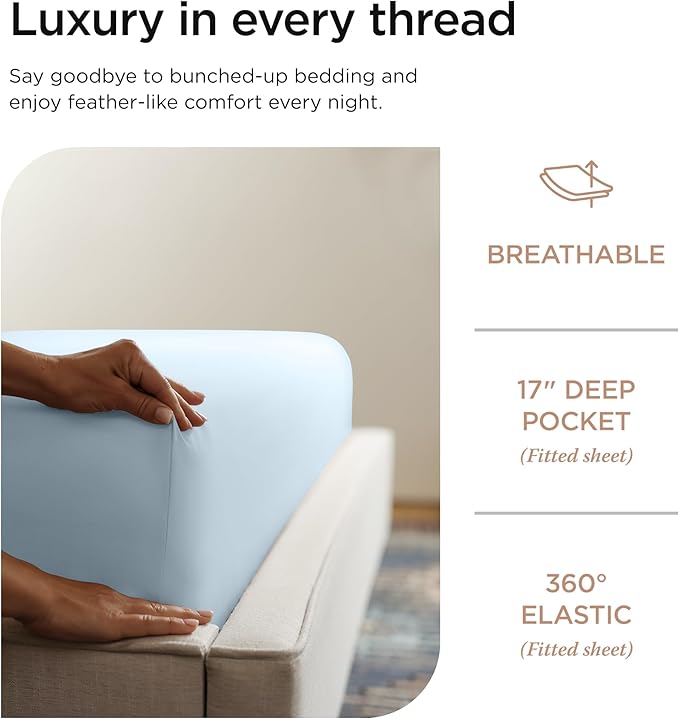 Bed Sheet Set - Full - 4 Piece