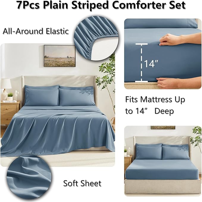 Comforter Set - Full - 7 Piece