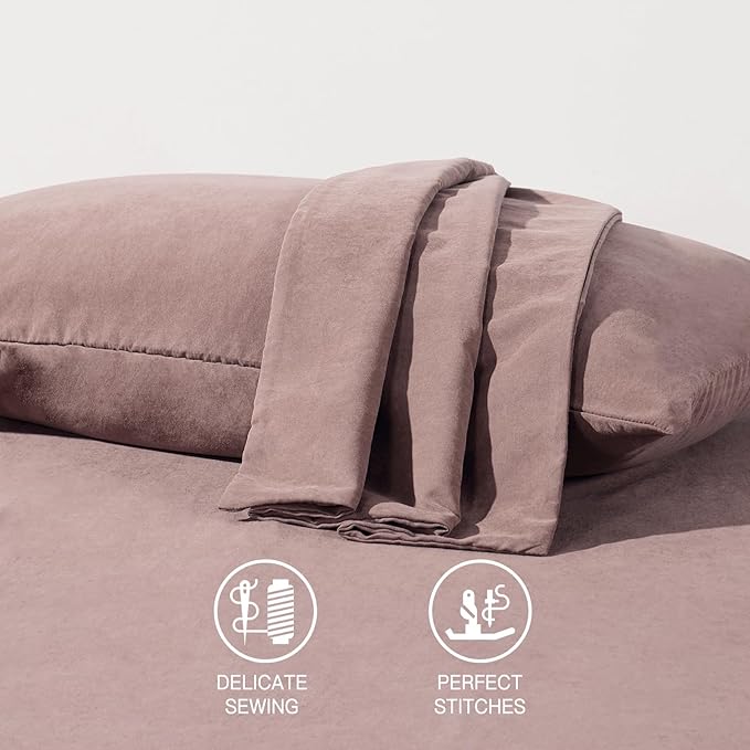 Microfiber Pillowcase Set - Queen - 20 x 30 in - 2 Pack - 2 Piece