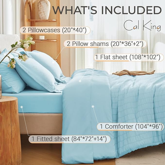 Comforter Set - California King - 7 Piece