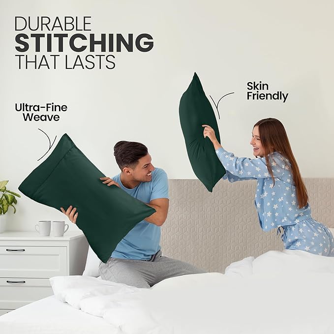 Microfiber Pillowcase Set - Standard - 20 x 26 in - 2 Pack