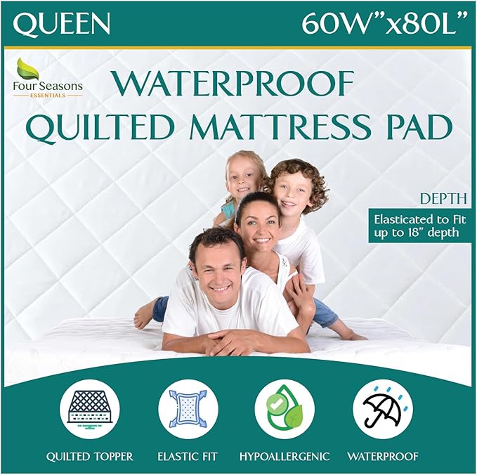 Waterproof Mattress Protector - Queen