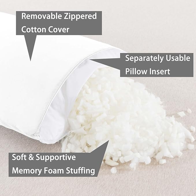 Memory Foam Body Pillow - Full