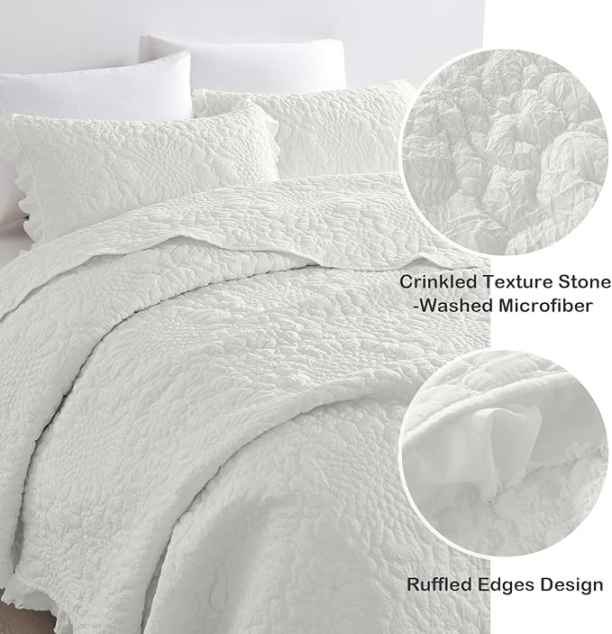 Microfiber Quilt Set - Twin - 2 Piece