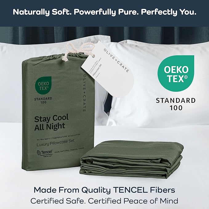 Cooling Pillowcase Set - Queen - 2 Piece