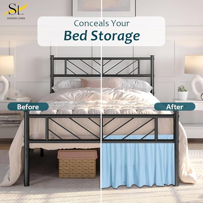 Linen Bed Skirt - King