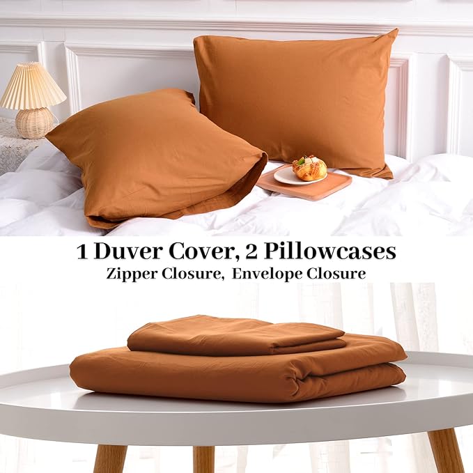 Linen Duvet Cover Set - King - 3 Piece