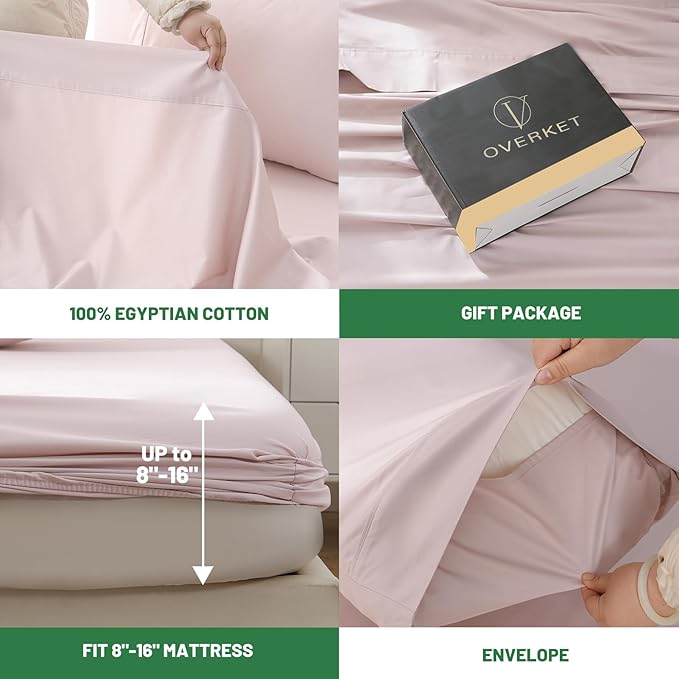 Bed Sheet Set - Queen - 4 Piece
