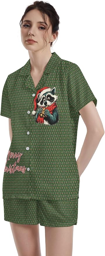 Women's Pajama Set - Short Sleeve - 2 Piece