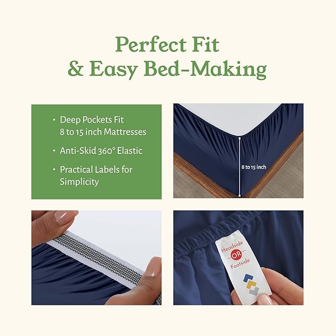 Bed Sheet Set - Full - 4 Piece