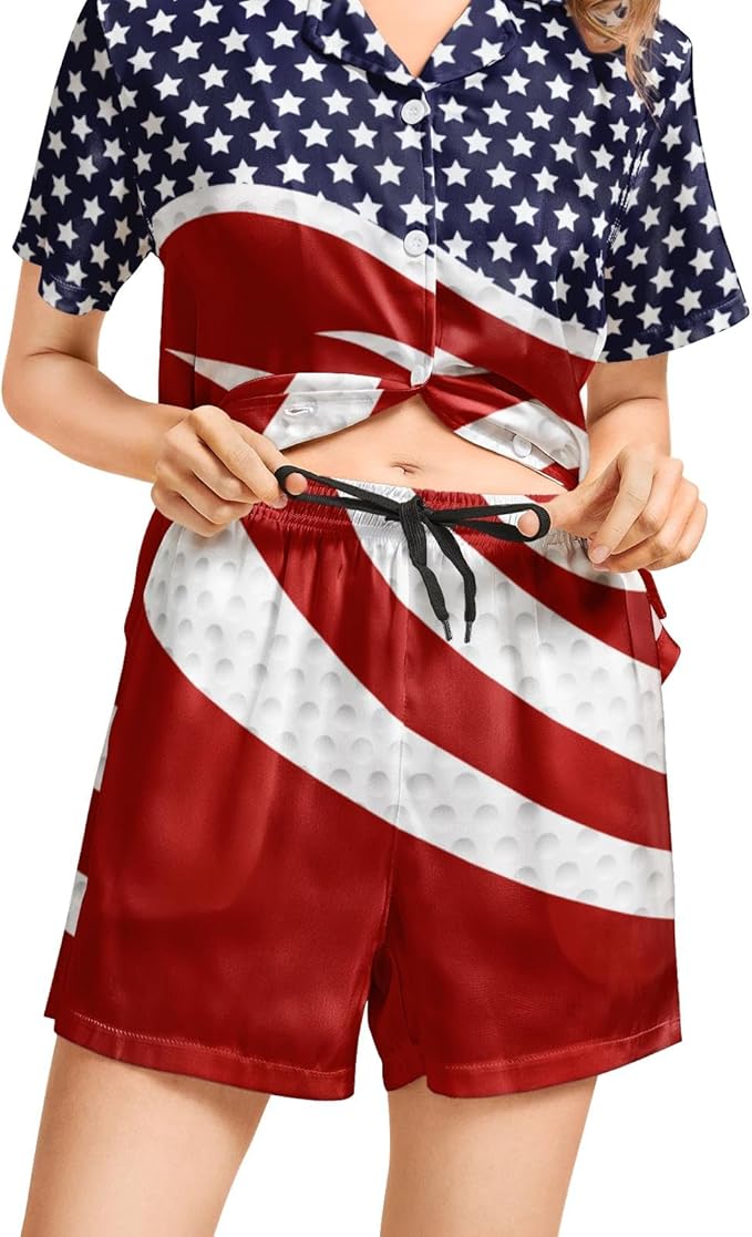 Women's Pajama Set - Short Sleeve - 2 Piece