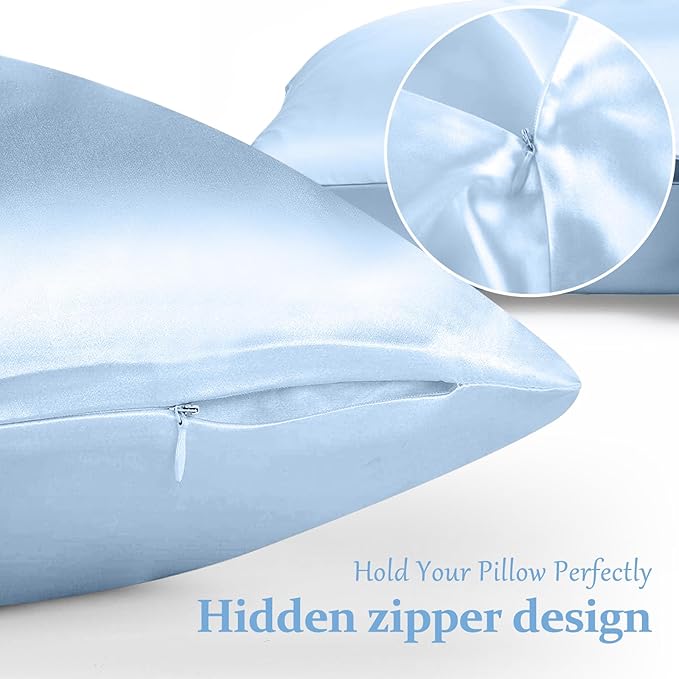 Mulberry Silk Cooling Pillowcase Set - Queen - 2 Pack