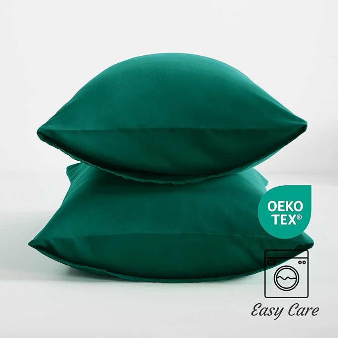 Microfiber Pillowcase Set - Standard - 20 x 26 in - 2 Pack - 2 Piece