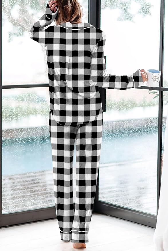 Women's Pajama Set - Long Sleeve - 2 Piece