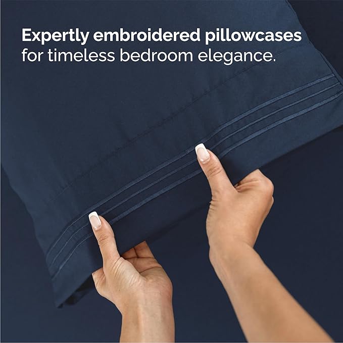 Cooling Bed Sheet Set - Queen - 4 Piece