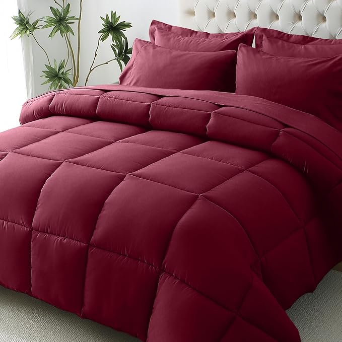 Down Alternative Comforter Set - King - 7 Piece