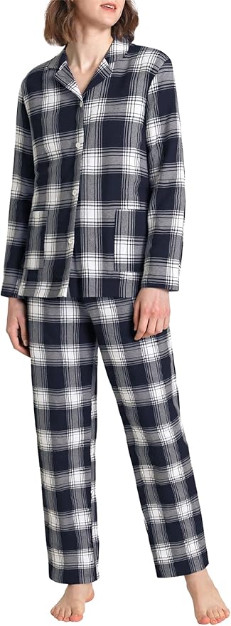 Women's Flannel Pajama Set - 2 Piece