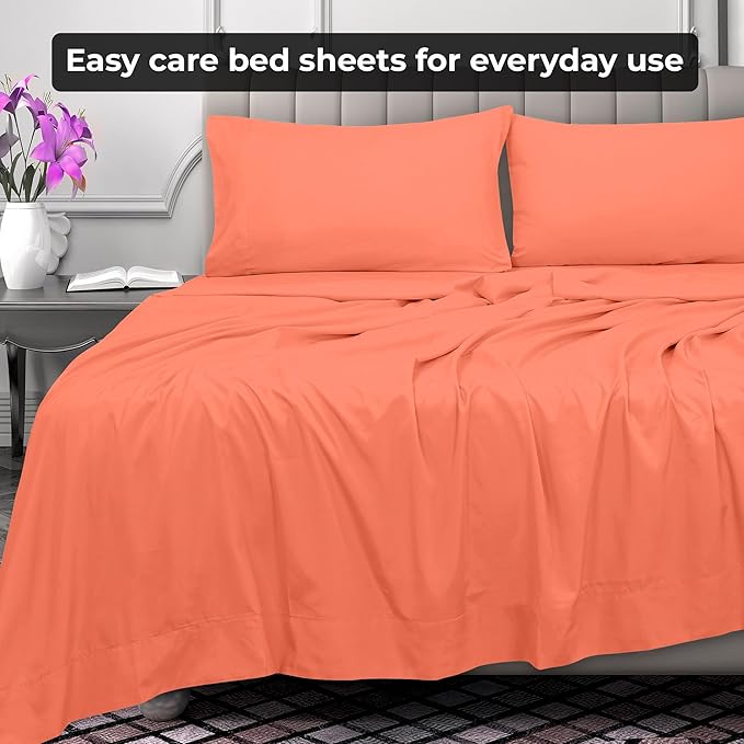 Microfiber Flat Sheet - Full - 2 Pack