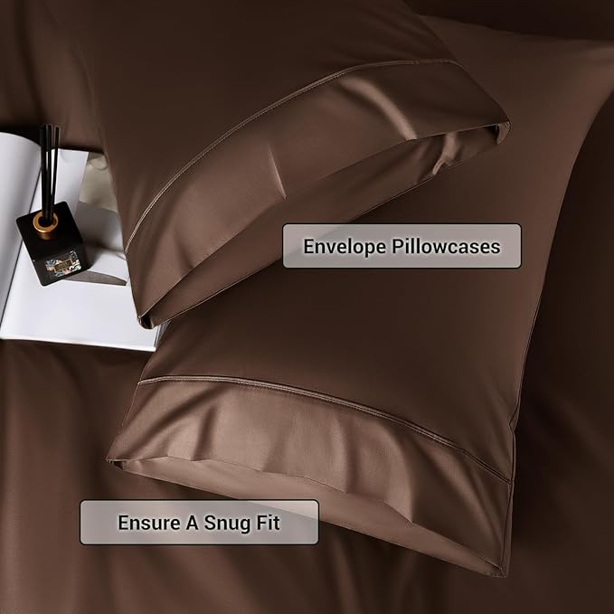 Bamboo Cooling Bed Sheet Set - King - 4 Piece